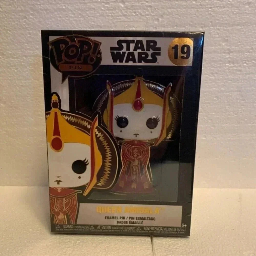 NEW Funko POP Pin Star Wars Queen Amidala #19 Enamel Pin